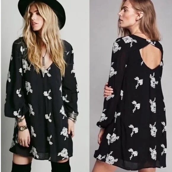 Free People Dresses & Skirts - Free People Austin Dress in Black small